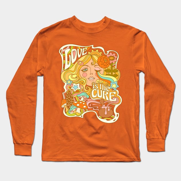 Love is the Cure Long Sleeve T-Shirt by Marianne Martin